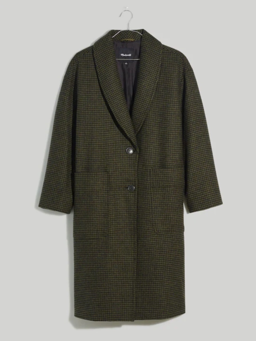 The Carlton Coat in Houndstooth